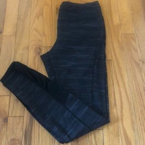 Kyodan Large Leggings w. Camo Print & Mesh Detail